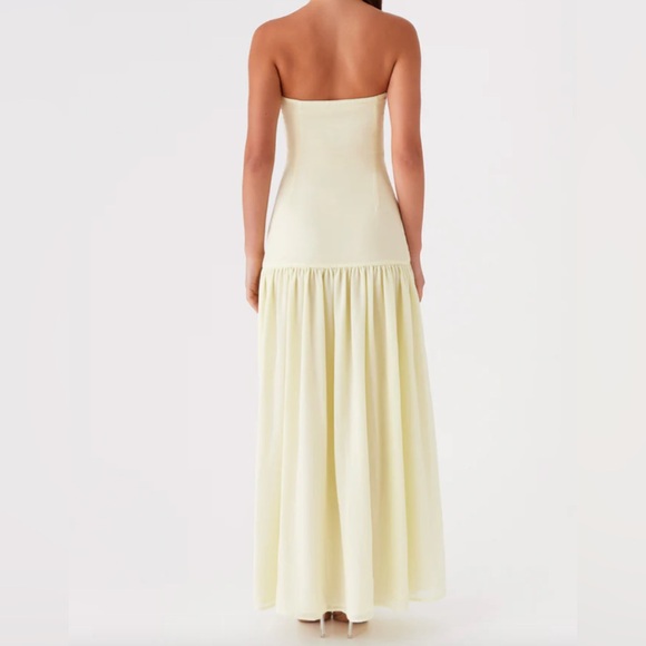 Peppermayo Eden maxi dress, US 2, Yellow, NWT - Picture 3 of 5
